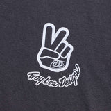 Troy Lee Designs Long Sleeve Tee Deuces Carbon DETAILS