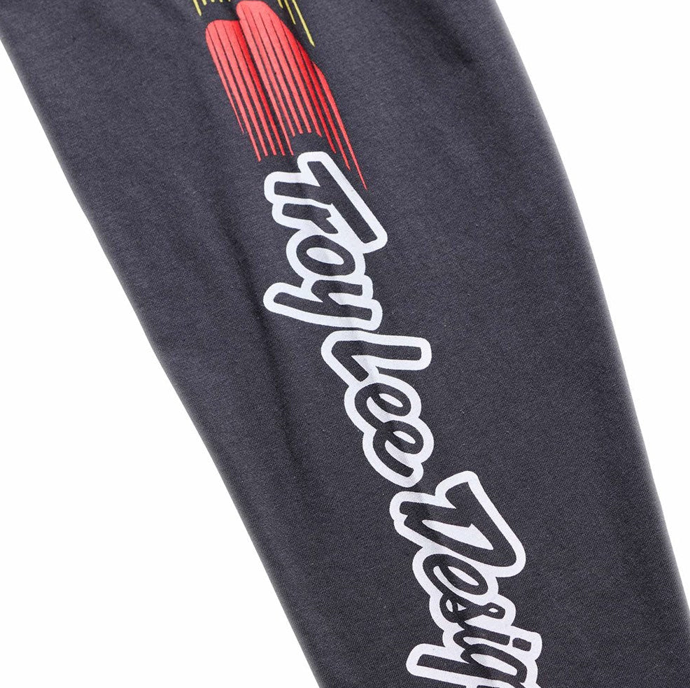 Troy Lee Designs Long Sleeve Tee Deuces Carbon DETAILS