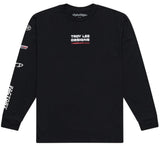 Troy Lee Designs LONG SLEEVE TEE FACTORY BLACK FRONT