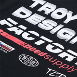 Troy Lee Designs LONG SLEEVE TEE FACTORY BLACK PRINT