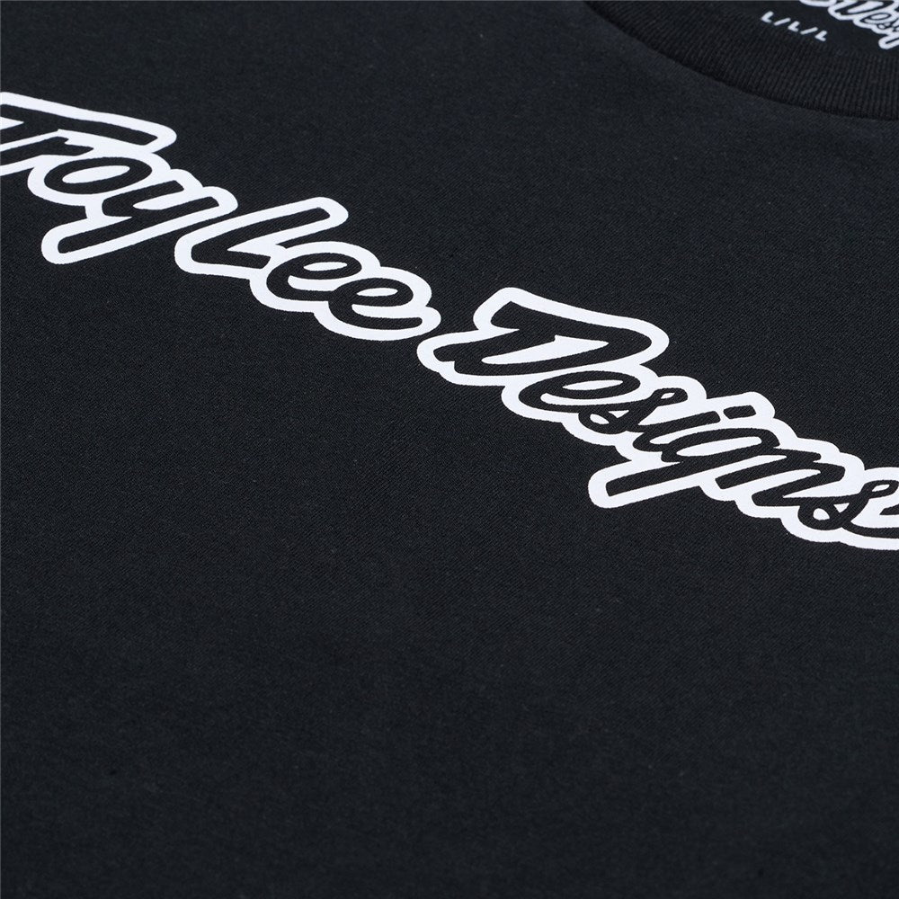 Troy Lee Designs LONG SLEEVE TEE SIGNATURE BLACK PRINT