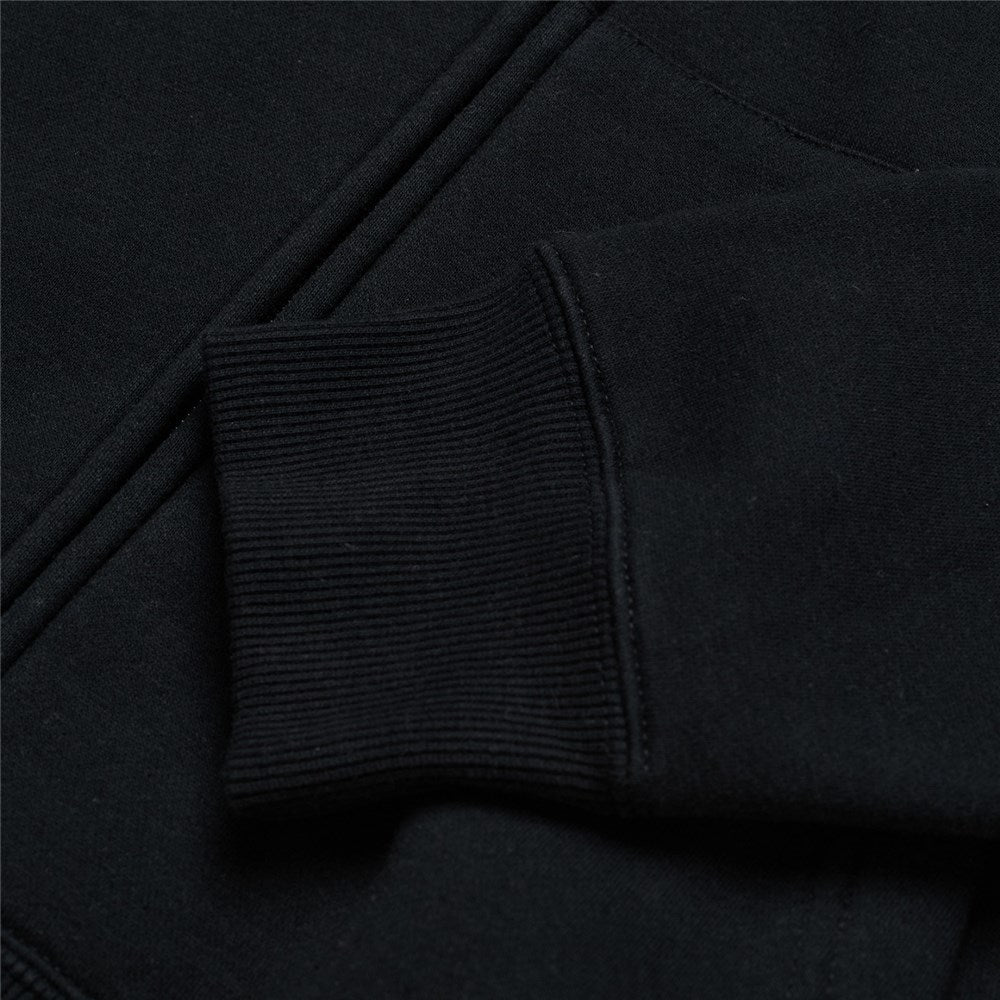 Troy Lee Designs ZIP UP HOODIE SIGNATURE BLACK SLEEVE
