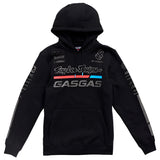 TROY LEE DESIGNS 24 GASGAS HOODIE BLACK FRONT