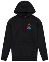 Troy Lee Designs PULLOVER HOODIE TORCHED BLACK FRONT