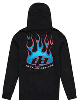 Troy Lee Designs PULLOVER HOODIE TORCHED BLACK BACK