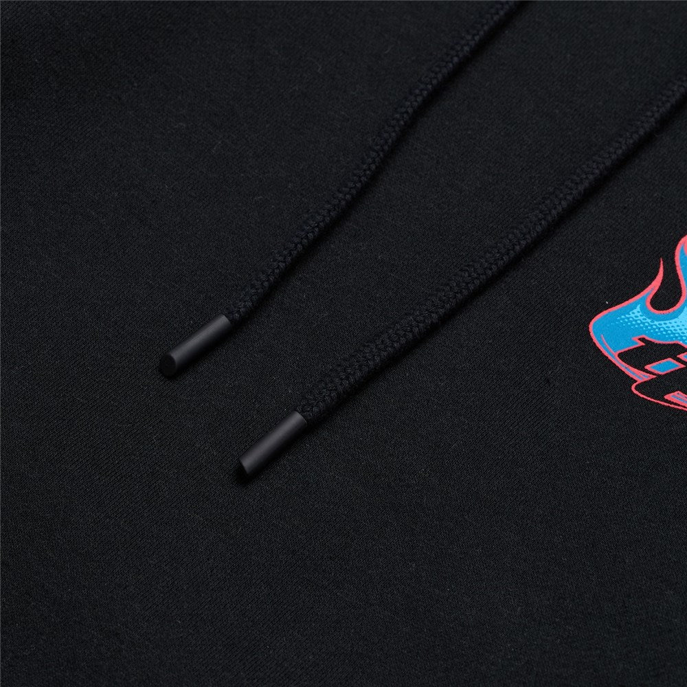 Troy Lee Designs PULLOVER HOODIE TORCHED BLACK DETAILS