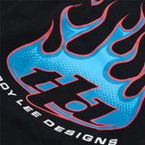 Troy Lee Designs PULLOVER HOODIE TORCHED BLACK PRINT FOCUSED