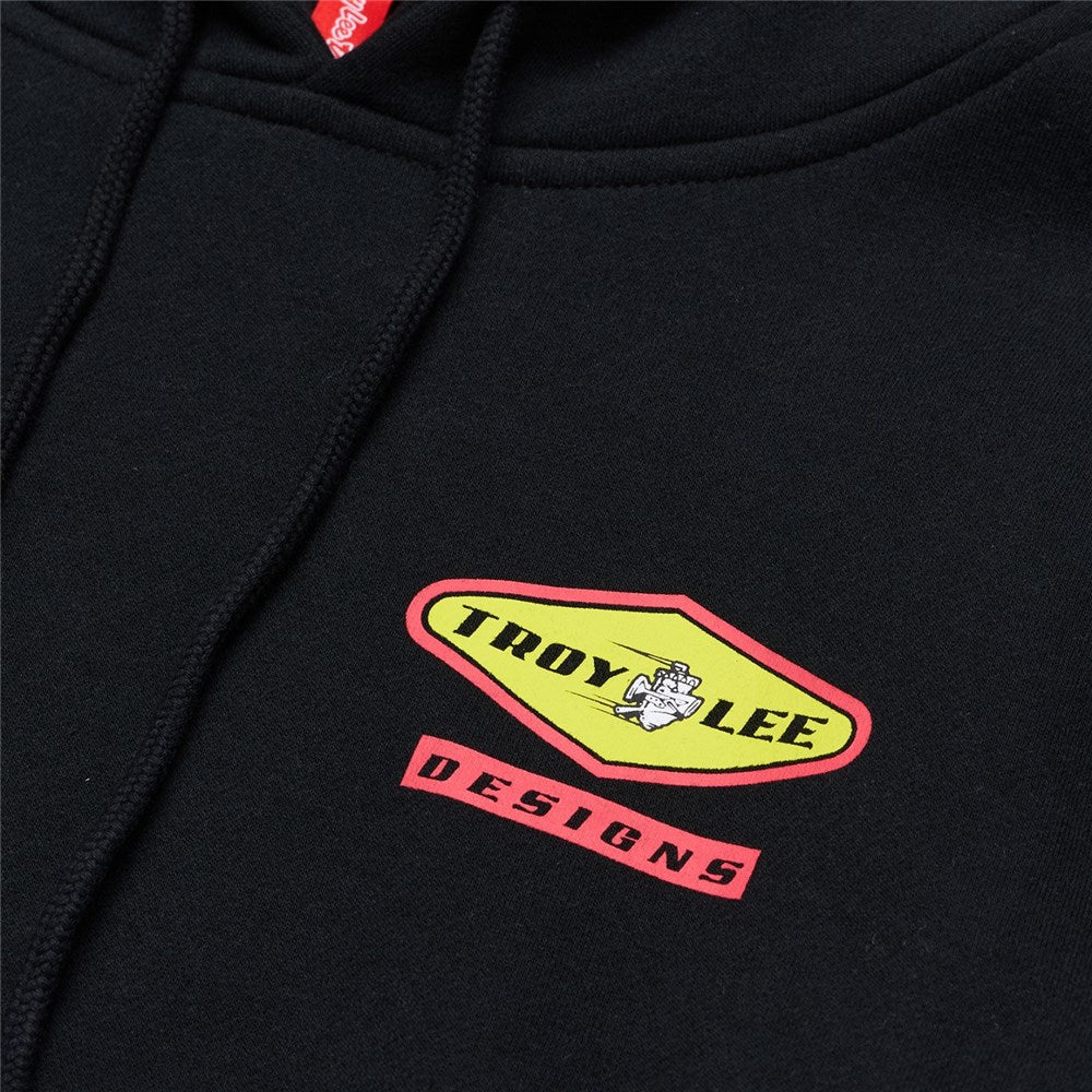 Troy Lee Designs PULLOVER HOODIE CARB BLACK PRINT