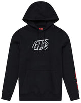 Troy Lee Designs PULLOVER HOODIE BADGE BLACK FRONT