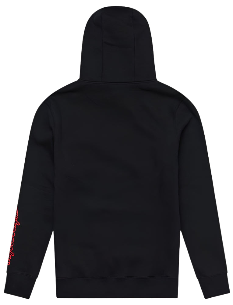 Troy Lee Designs PULLOVER HOODIE BADGE BLACK BACK
