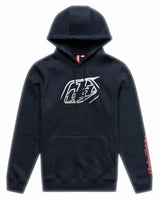 Troy Lee Designs Pullover Hoodie Badge Black / Grey FRONT