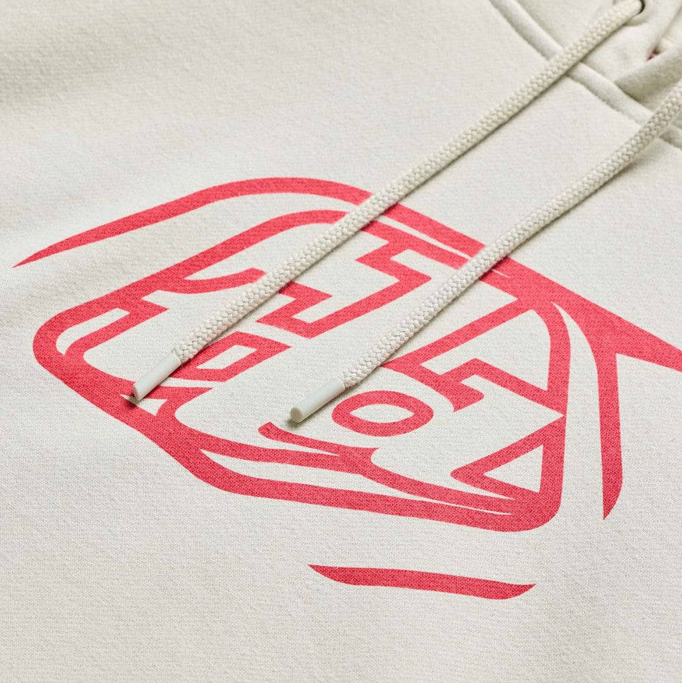 Troy Lee Designs Pullover Hoodie Badge Pumice DETAILS
