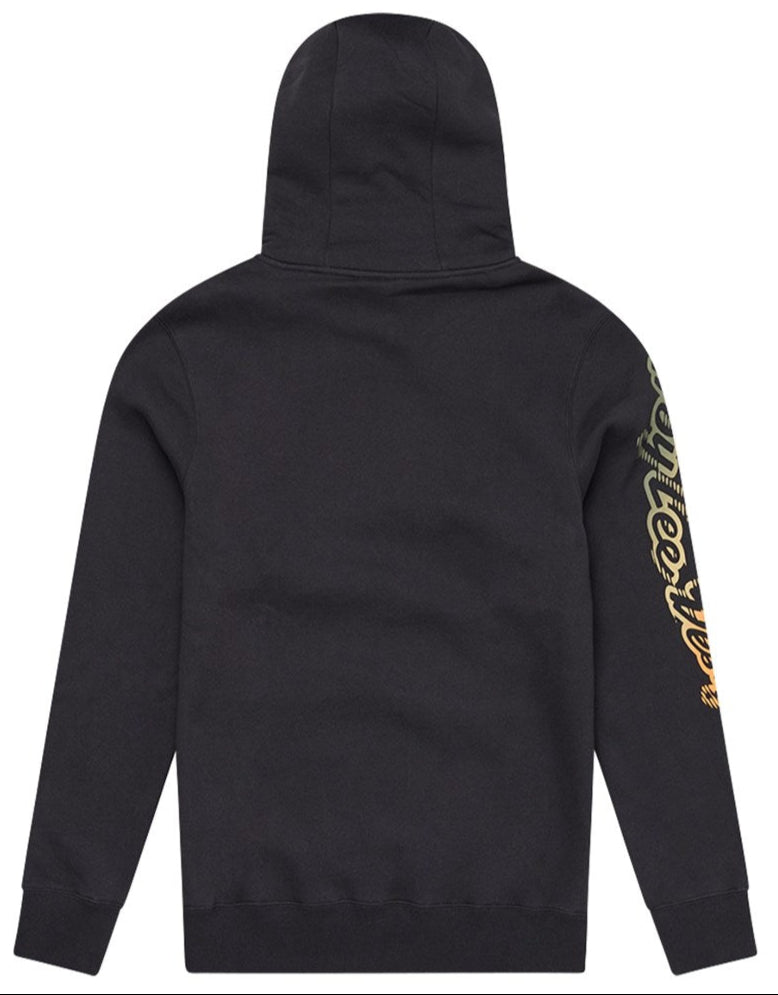 Troy Lee Designs PULLOVER HOODIE PEACE OUT CARBON BACK