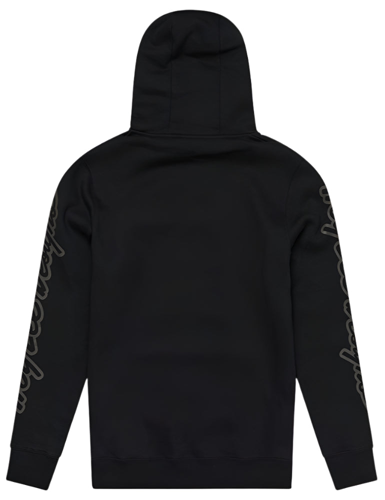 Troy Lee Designs PULLOVER HOODIE BRANDED BLACK BACK