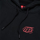 Troy Lee Designs PULLOVER HOODIE BRANDED BLACK DETAIL