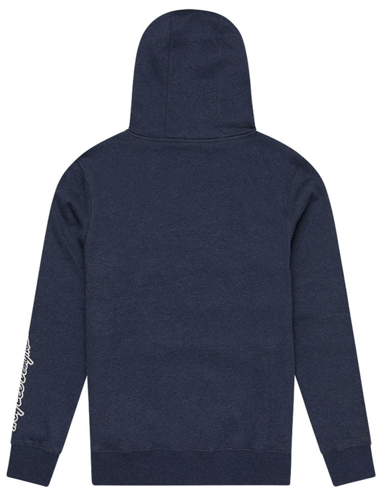 Troy Lee Designs PULLOVER HOODIE FADE OUT NAVY HEATHER BACK