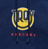 Troy Lee Designs Pullover Hoodie Happy Dayz Navy DETAILS