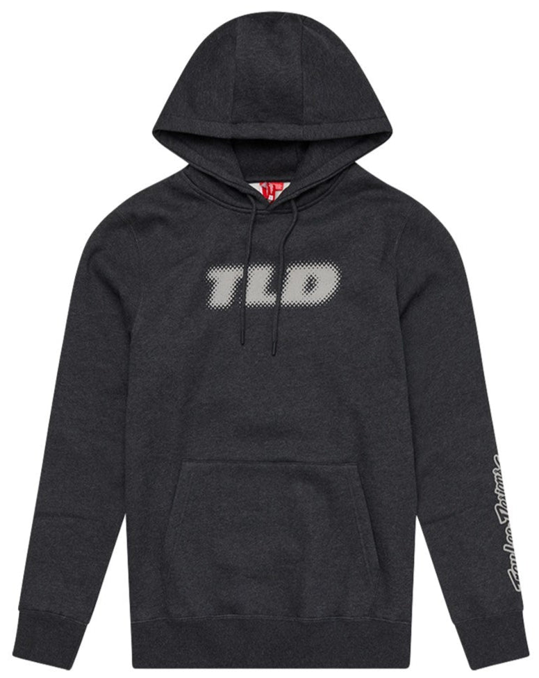 Troy Lee Designs PULLOVER HOODIE STAMP GRAY HEATHER FRONT