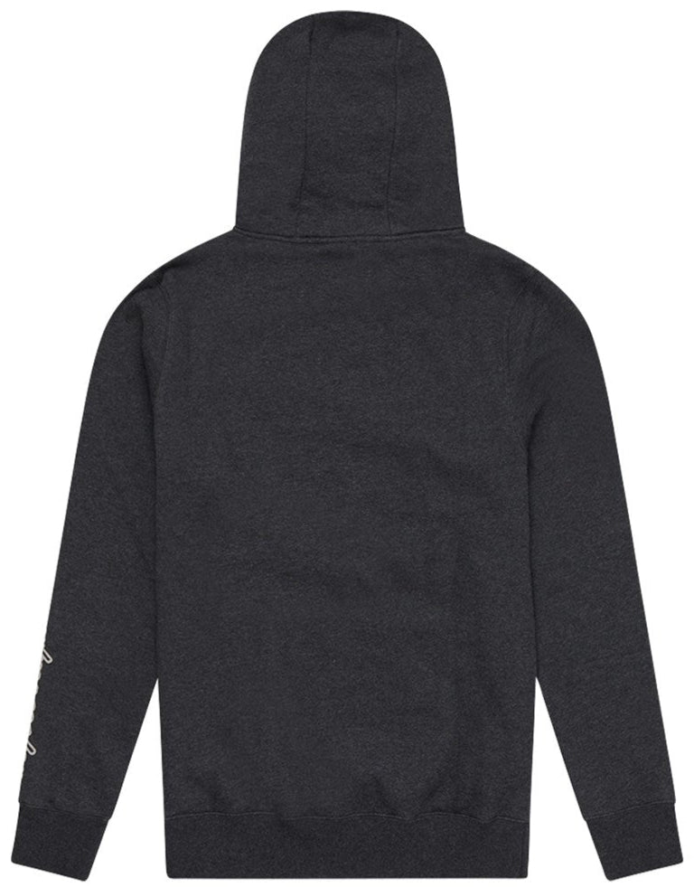 Troy Lee Designs PULLOVER HOODIE STAMP GRAY HEATHER BACK