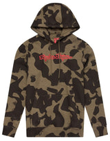 Troy Lee Designs PULLOVER HOODIE SIGNATURE OLIVE CAMO FRONT