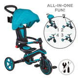 Globber EXPLORER Trike 4in1 FOLDABLE