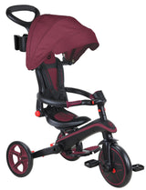 Globber Explorer Trike 4-in-1 Foldable - Burgundy