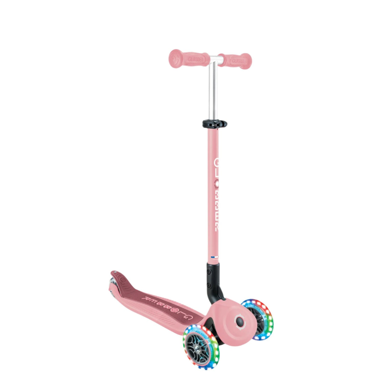 Globber Go Up Active Lights 360 - Pastel/Deep Pink