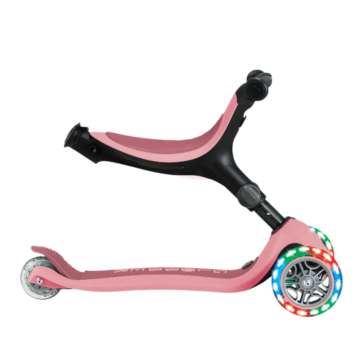 Globber Go Up Active Lights 360 - Pastel/Deep Pink