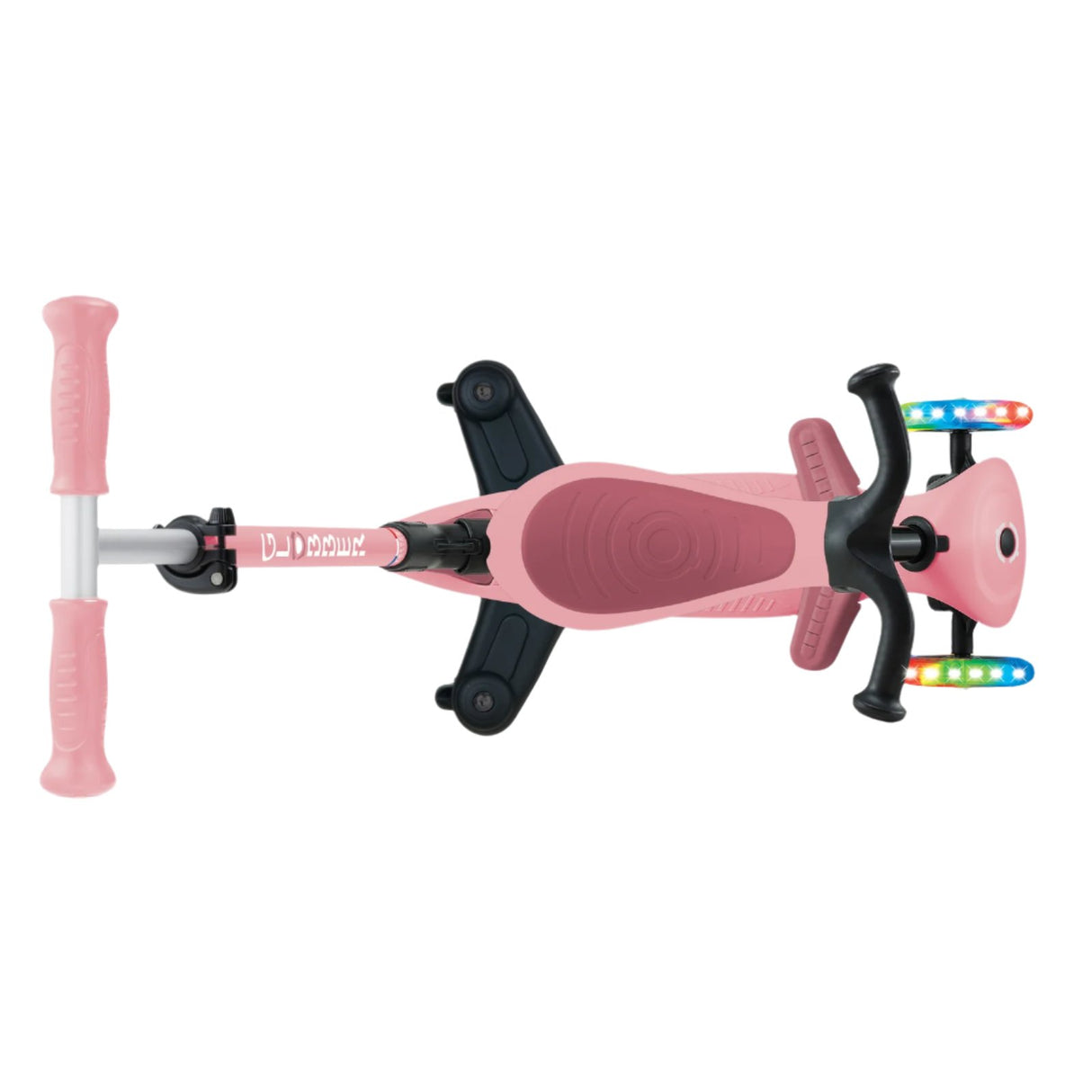 Globber Go Up Active Lights 360 - Pastel/Deep Pink