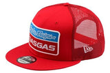 TROY LEE DESIGNS GASGAS TEAM STOCK HAT - RED (NEWERA)