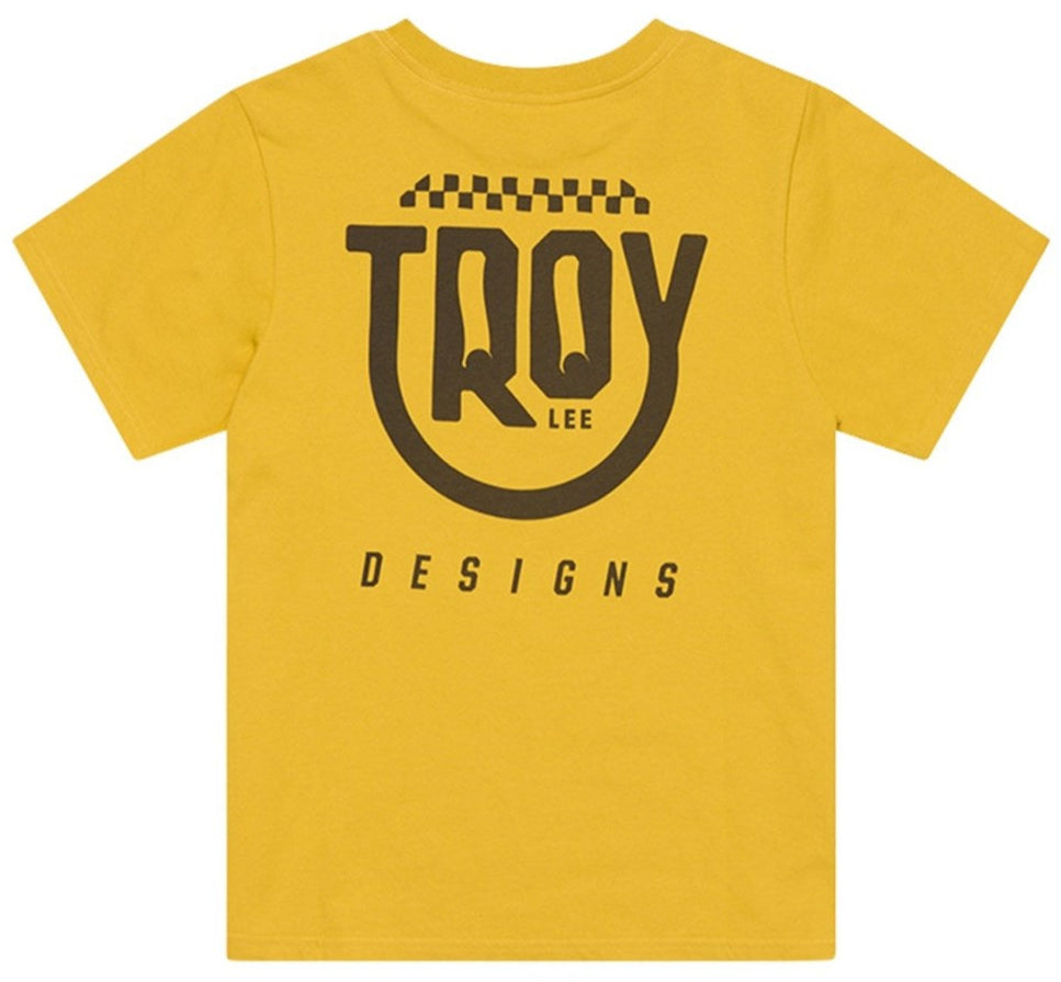 Troy Lee Designs WOMENS SHORT SLEEVE TEE SMILEY GOLDEN BACK