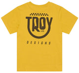 Troy Lee Designs WOMENS SHORT SLEEVE TEE SMILEY GOLDEN BACK