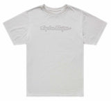 Troy Lee Designs Wmns Short Sleeve Tee Signature Pumice FRONT