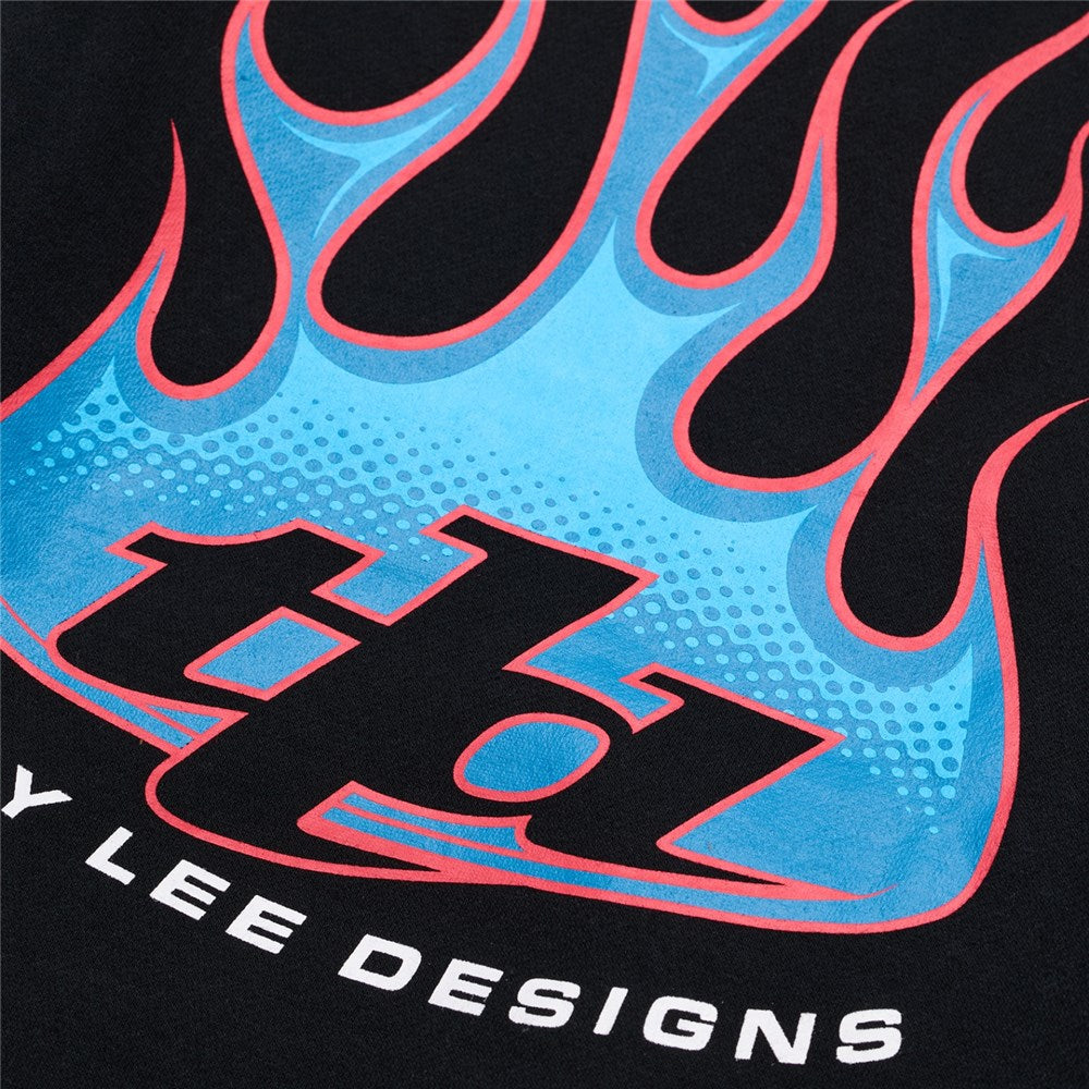 Troy Lee Designs YOUTH PULLOVER TORCHED BLACK PRINT FOCUSED