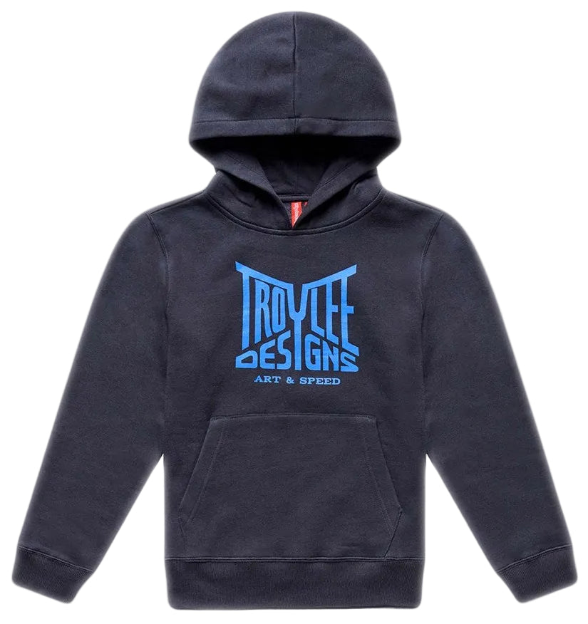 Troy Lee Designs Youth Pullover Hoodie Handlebar Carbon FRONT
