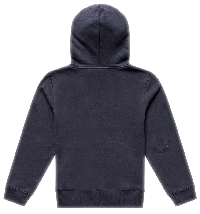 Troy Lee Designs Youth Pullover Hoodie Handlebar Carbon BACK