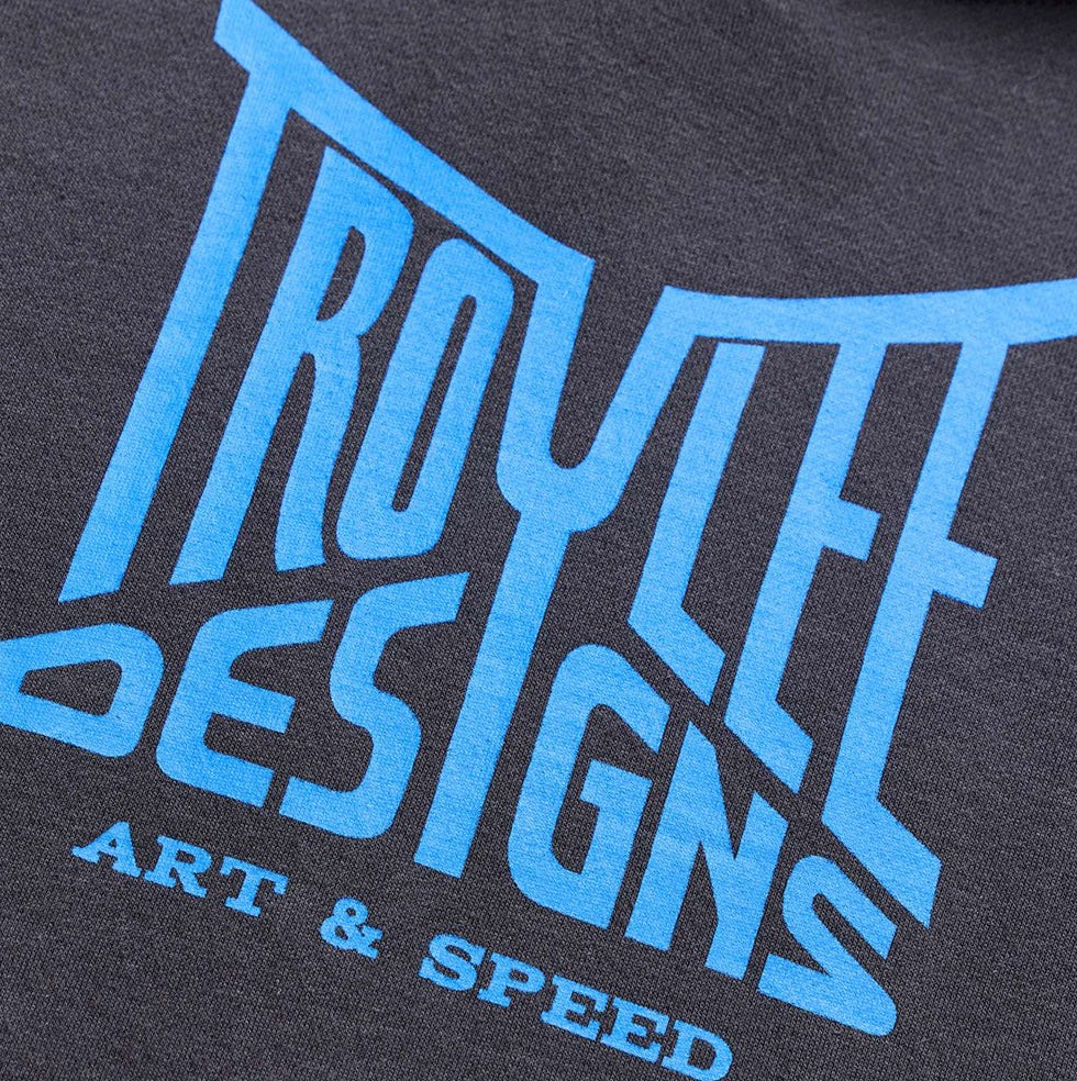 Troy Lee Designs Youth Pullover Hoodie Handlebar Carbon DETAILS