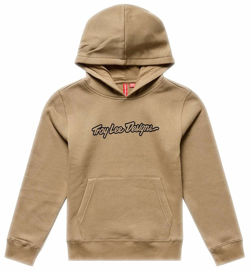 Troy Lee Designs Youth Pullover Hoodie Signature Sienna FRONT