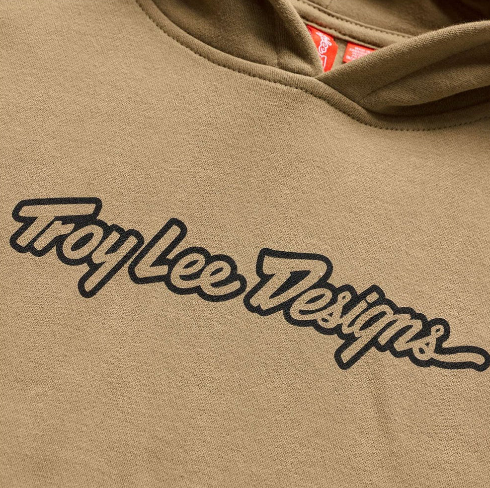 Troy Lee Designs Youth Pullover Hoodie Signature Sienna DETAILS