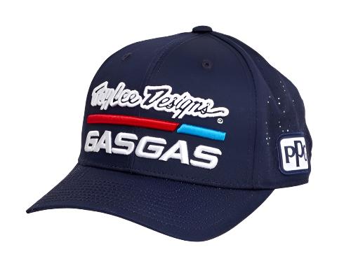 TROY LEE DESIGNS 24 GASGAS CURVED TEAM HAT - NAVY