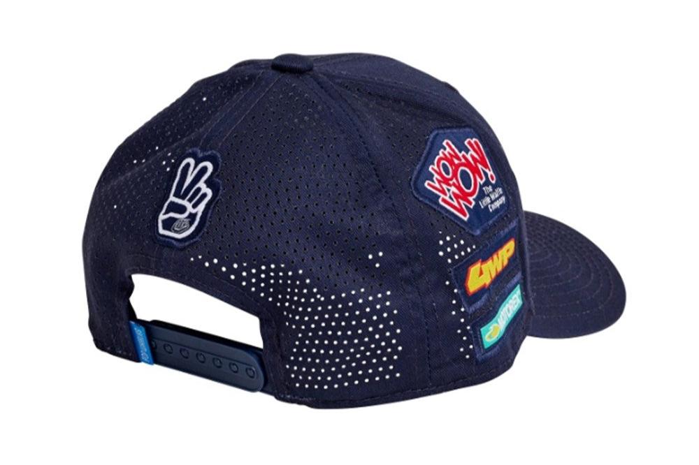TROY LEE DESIGNS 24 GASGAS CURVED TEAM HAT - NAVY