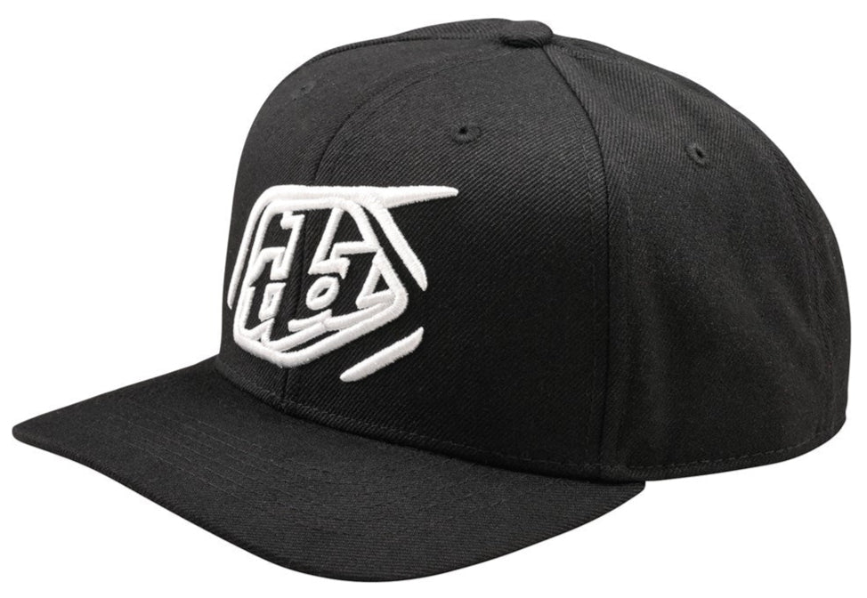 Troy Lee Designs CURVED SNAPBACK HAT BADGE BLACK – Crooze