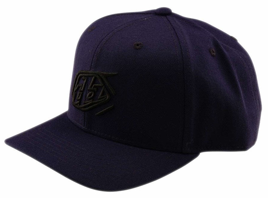 Troy Lee Designs Curved Snap Hat Badge Indigo