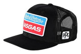 TROY LEE DESIGNS GASGAS CURVED HAT - BLACK