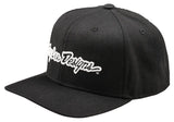 Troy Lee Designs CURVED SNAPBACK HAT SIGNATURE BLACK
