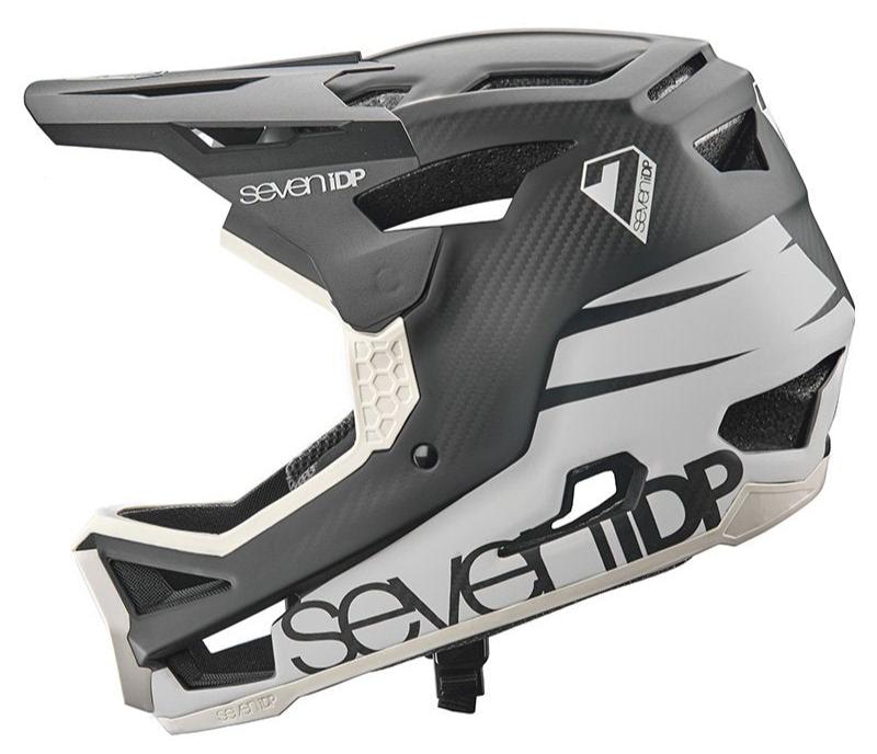 7IDP PROJECT 23 CARBON HELMET - COOL GREY/RAW CARBON