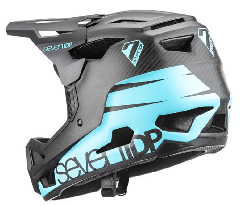 7IDP PROJECT 23 CARBON HELMET - MATT ICE BLUE/BLACK