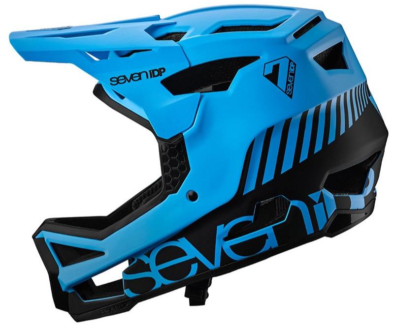 7IDP PROJECT 23 FIBERGLASS HELMET - BLUE/BLACK Large