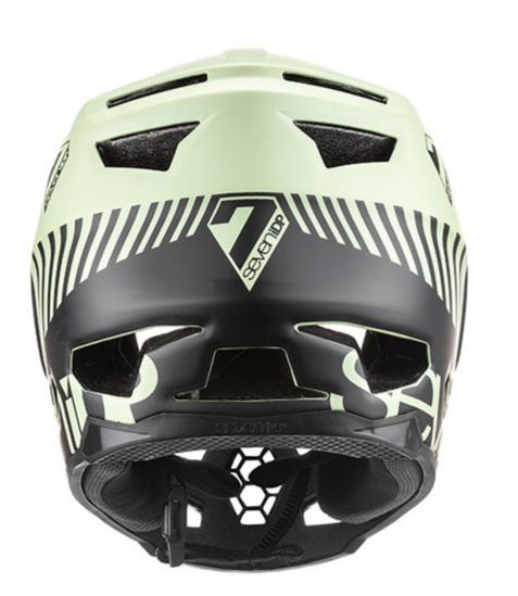 7IDP  PROJECT 23 FIBERGLASS HELMET - MATT GLACIER GREEN/BLACK