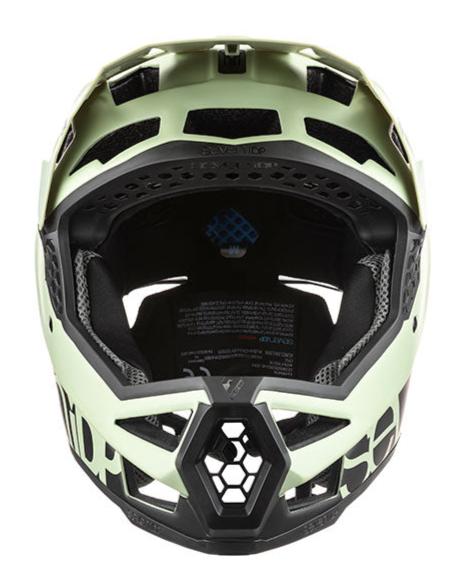 7IDP  PROJECT 23 FIBERGLASS HELMET - MATT GLACIER GREEN/BLACK
